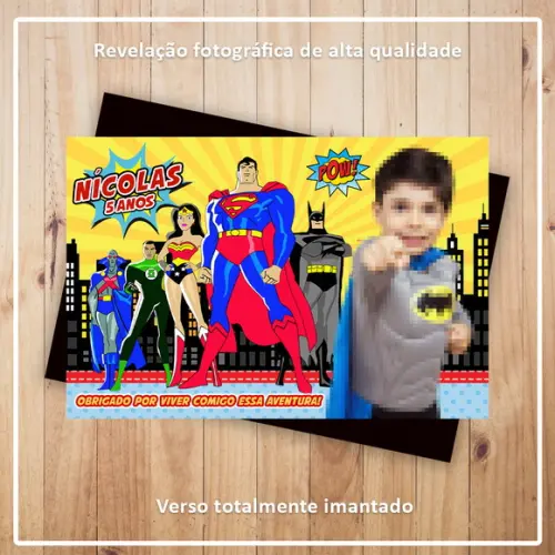 Imã de Geladeira Liga da Justiça