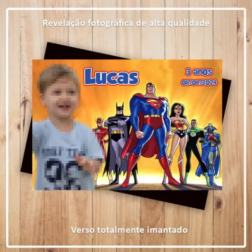 Imã de Geladeira Liga da Justiça