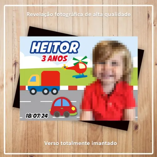 Imã de Geladeira Meios de Transporte
