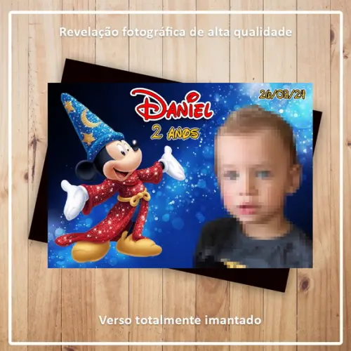 Imã de Geladeira Mickey Magia