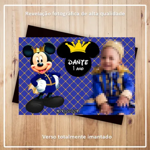 Imã de Geladeira Mickey Realeza