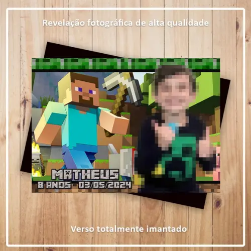 Imã de Geladeira Minecraft