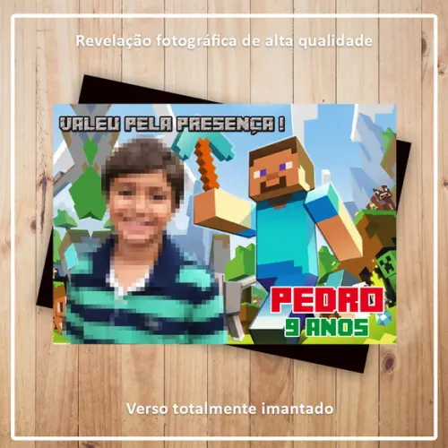 Imã de Geladeira Minecraft