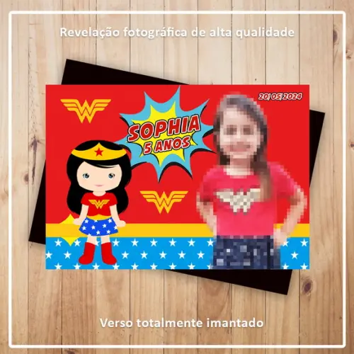 Imã de Geladeira Mulher Maravilha