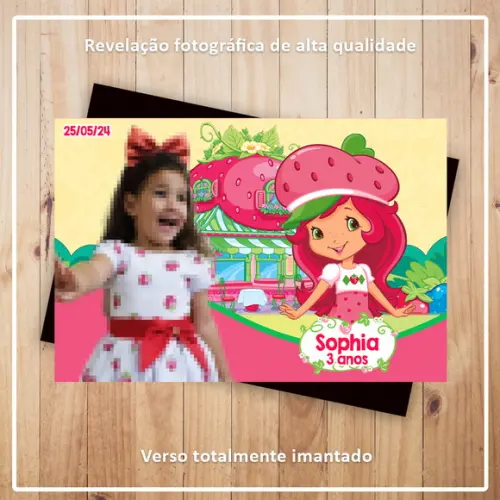Imã de Geladeira Moranguinho