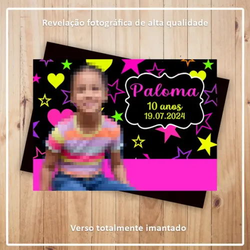Imã de Geladeira Neon