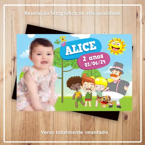 Imã de Geladeira Mundo Bita