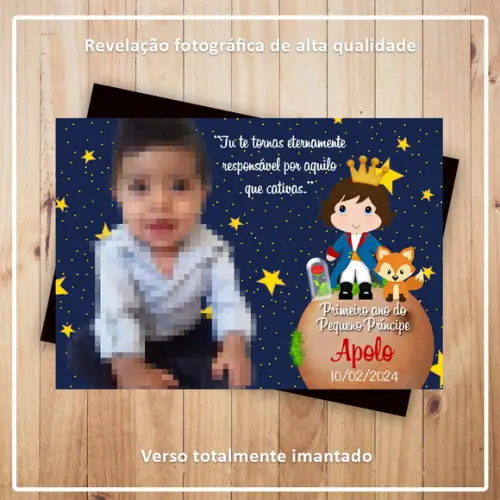 Imã de Geladeira Pequeno Príncipe Moreno