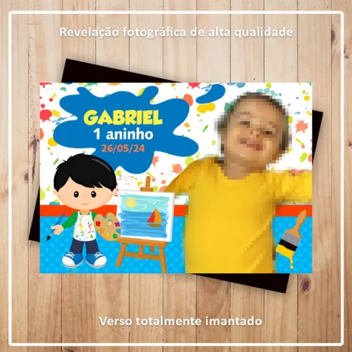 Imã de Geladeira Pintando o Sete