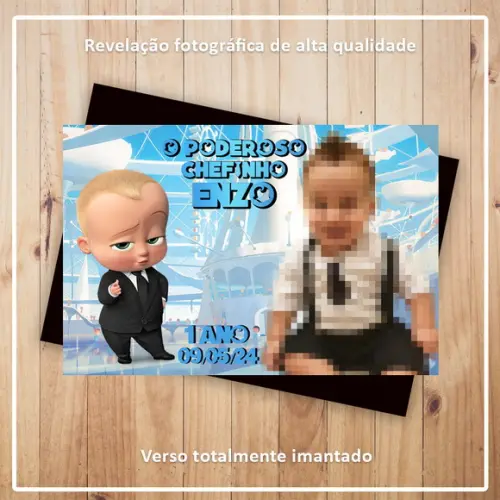 Imã de Geladeira Poderoso Chefinho