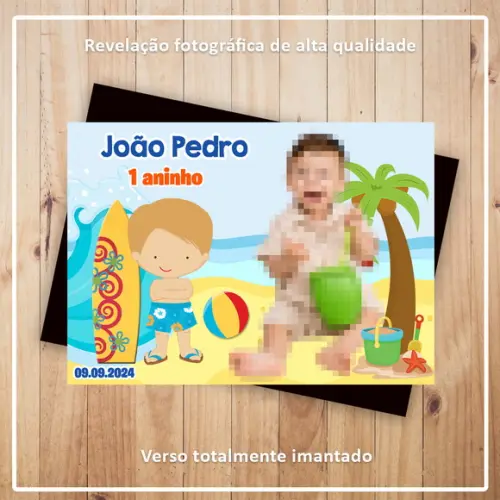 Imã de Geladeira Praia