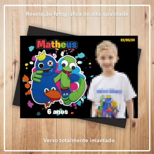 Imã de Geladeira Rainbow Friends