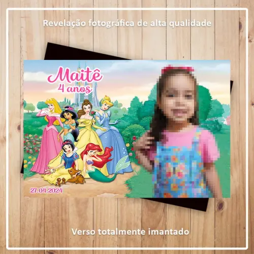 Imã de Geladeira Princesas