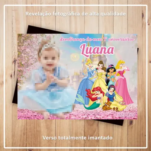 Imã de Geladeira Princesas