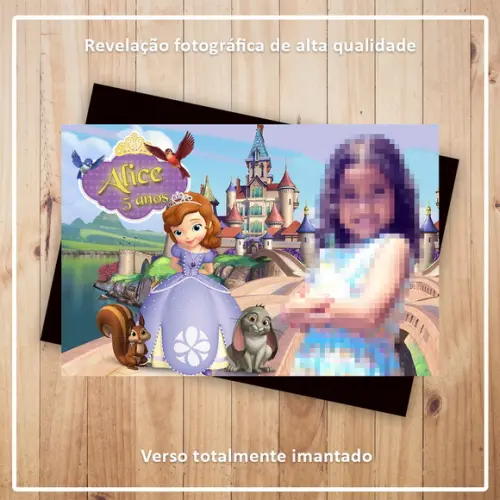 Imã de Geladeira Princesa Sofia