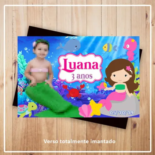 Imã de Geladeira Sereia