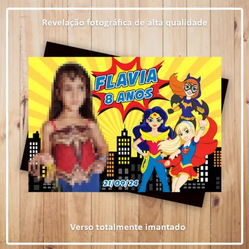 Imã de Geladeira Super Hero Girls