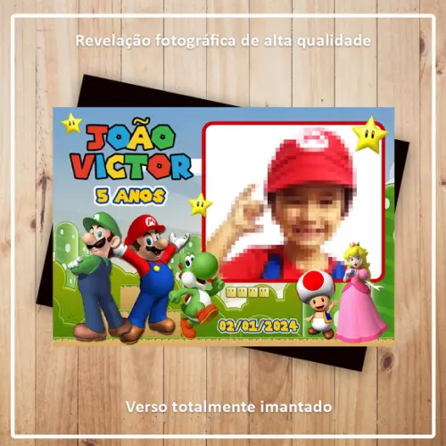 Imã de Geladeira Super Mário