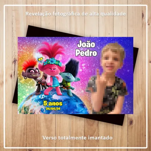 Imã de Geladeira Trolls 2
