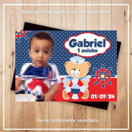 Imã de Geladeira Ursinho Marinheiro