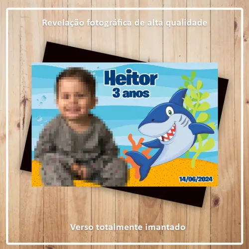 Imã de Geladeira Tubarão