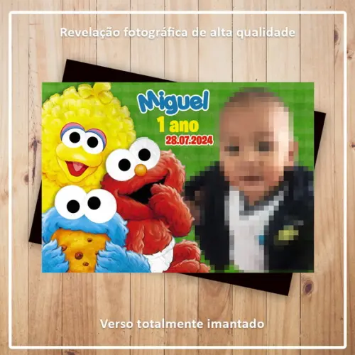 Imã de Geladeira Vila Sésamo