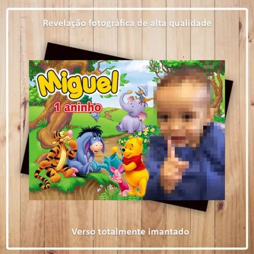 Imã de Geladeira Ursinho Pooh