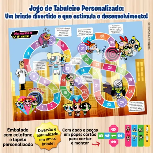 Jogo de Tabuleiro Meninas Super Poderosas (pp)