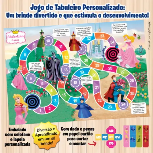 Jogo de Tabuleiro Bela Adormecida Produção Expressa
