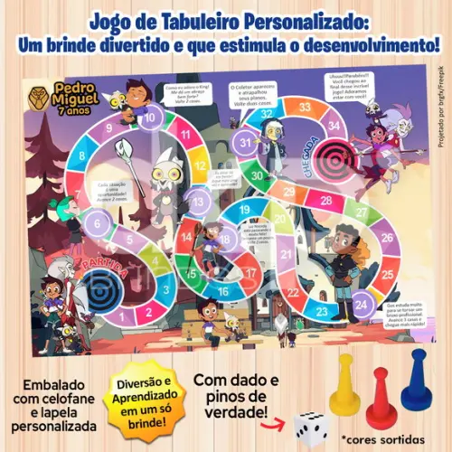Jogo de Tabuleiro Personalizado a Casa da Coruja