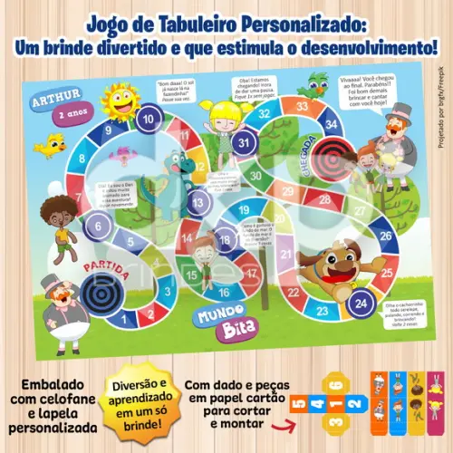 Jogo de Tabuleiro Personalizado Bita