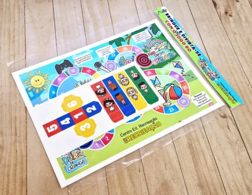 Jogo de Tabuleiro Personalizado Super Mário