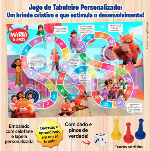 Jogo de Tabuleiro Personalizado Turning Red