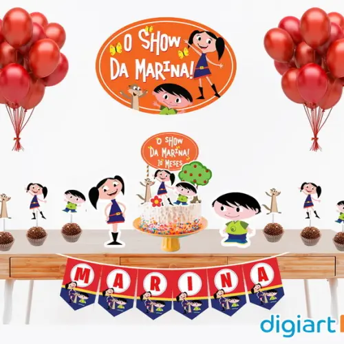 Kit Festa N°2 em Casa Decoração Show da Luna Prazo Reduzido