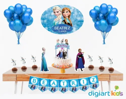 Kit Festa Nº2 Decoração Frozen