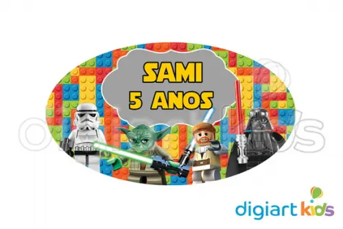 Placa - Painel - Lego Star Wars