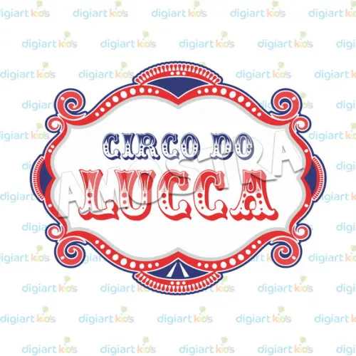 Placa 80x47 para Decoração Festa Circo Prazo Reduzido