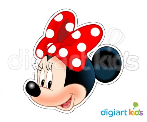 Placa com Recorte - Minnie