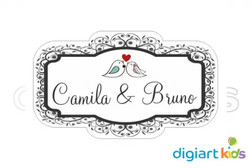 Placa Painel para Decoração Casamento