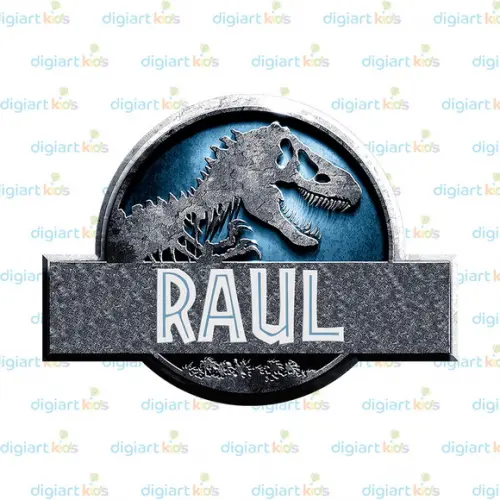 Placa Painel para Decoração Festa Jurassic Park 90x67
