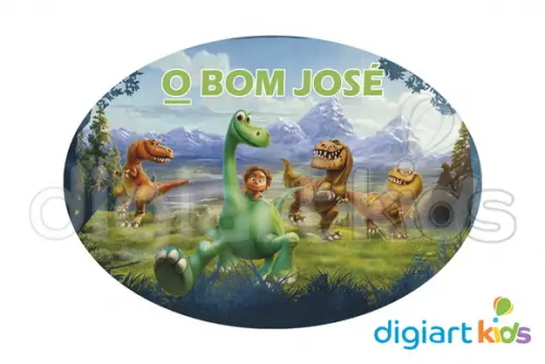Placa Painel para Decoração Festa O Bom Dinossauro