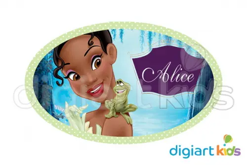 Placa Painel para Decoração Festa Princesa e o Sapo