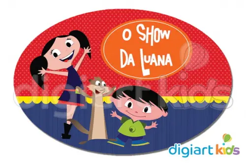 Placa Painel Para Decoração Festa Show Da Luna