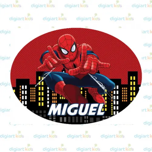 Placa Painel para Decoração Homem Aranha