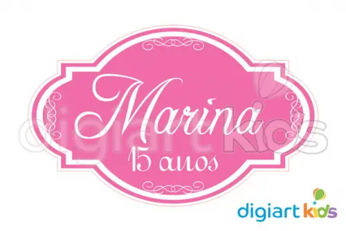 Placa para Decoração - 15 Anos