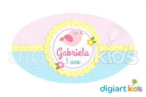 Placa para Decoração - Passarinho