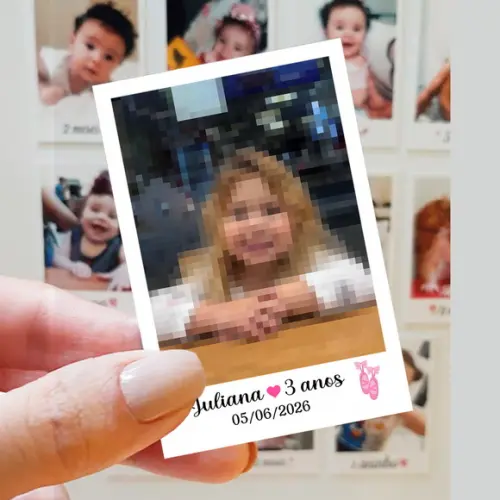 Polaroid Imã de Geladeira Bailarina