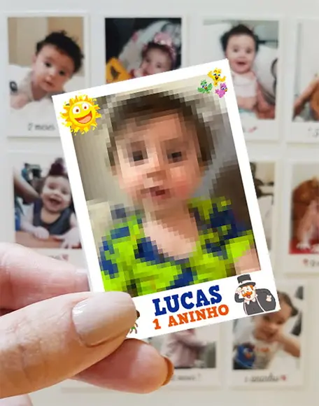 Polaroid Imã de Geladeira Bita