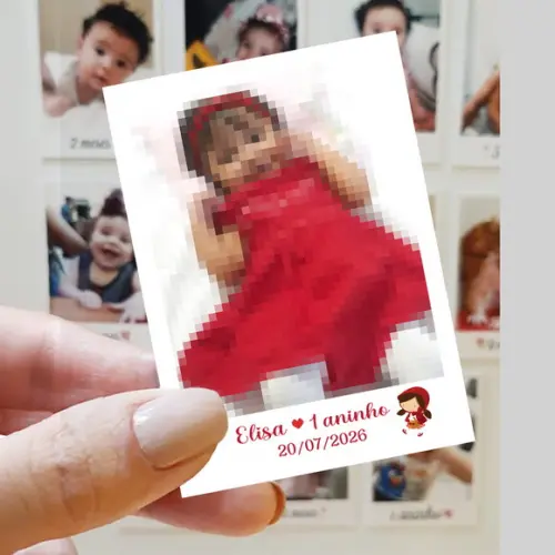 Polaroid Imã de Geladeira Chapeuzinho Vermelho