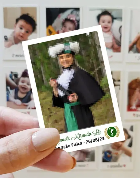 Polaroid Imã de Geladeira Formatura Educação Física